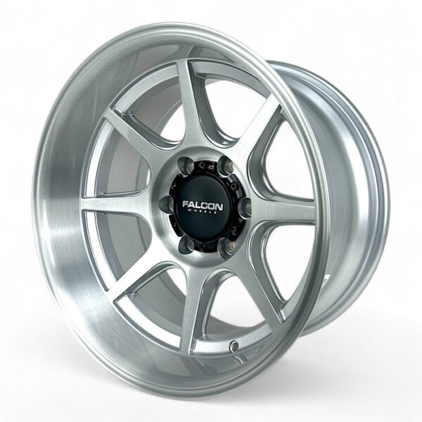 Falcon Offroad T8  17x9 6x139.7 -12 Brushed Silver - Image 3