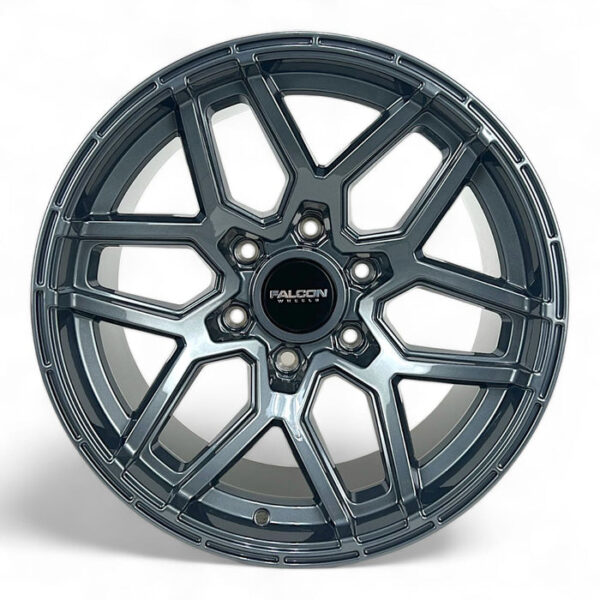 Falcon Offroad T9 Atlas 17x9 6x139.7 -15 Gloss Gunmetal - Image 2