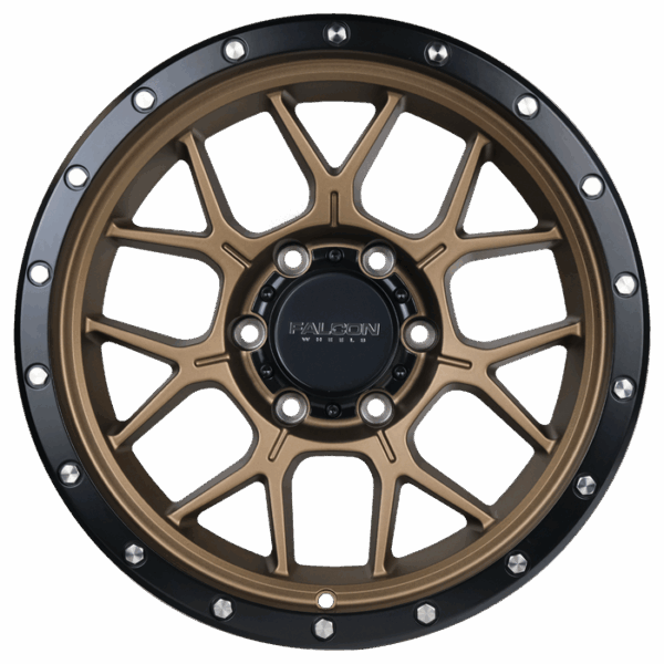 Falcon Offroad TX Titan 17x9 6x139.7 -12 Matte Bronze w/Matte Black Ring - Image 2