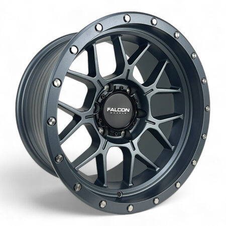 Falcon Offroad TX Titan 17x9 6x139.7 -12 Full Matte Gunmetal