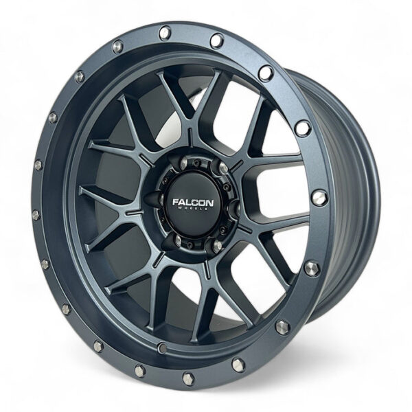 Falcon Offroad TX Titan 17x9 6x139.7 -12 Full Matte Gunmetal - Image 3