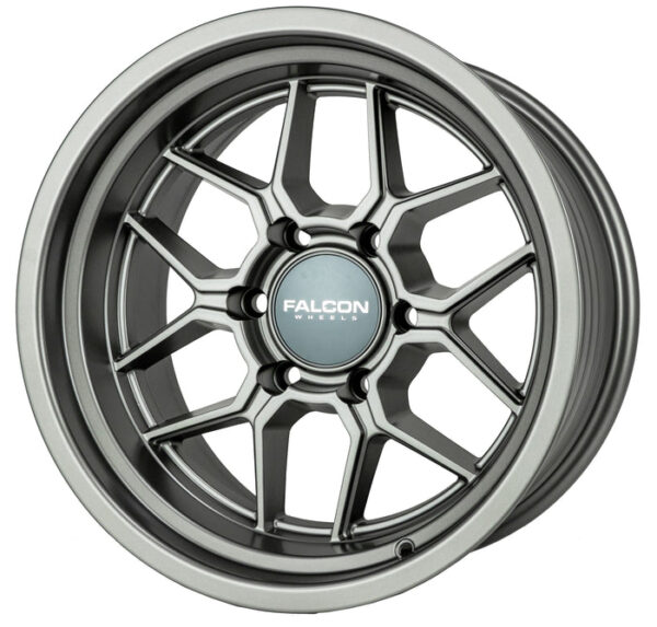 Falcon Offroad TX1 Apollo 17x9 6x139.7 -12 Full Matte Gunmetal - Image 3