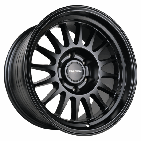 Falcon Offroad TX2 Stratos 17x9 6X139.7 -12 Full Matte Black