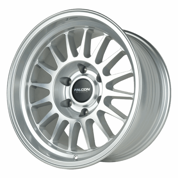 Falcon Offroad TX2 Stratos 17x9 6X139.7 -12 Full Silver w/Machine Face & Lip - Image 3