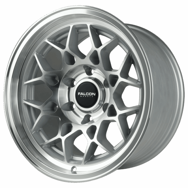 Falcon Offroad TX3 Stratos 17x9 6x139.7 0 Full Silver w/Machine Face & Lip - Image 3