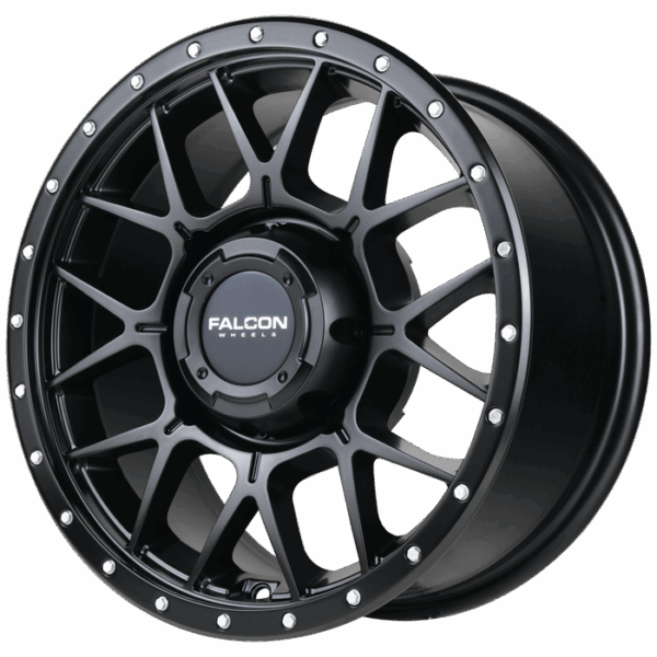 Falcon Offroad X1 Gunner 15x7 4x137 +10 Matte Black w/ Matte Black Ring - Image 3